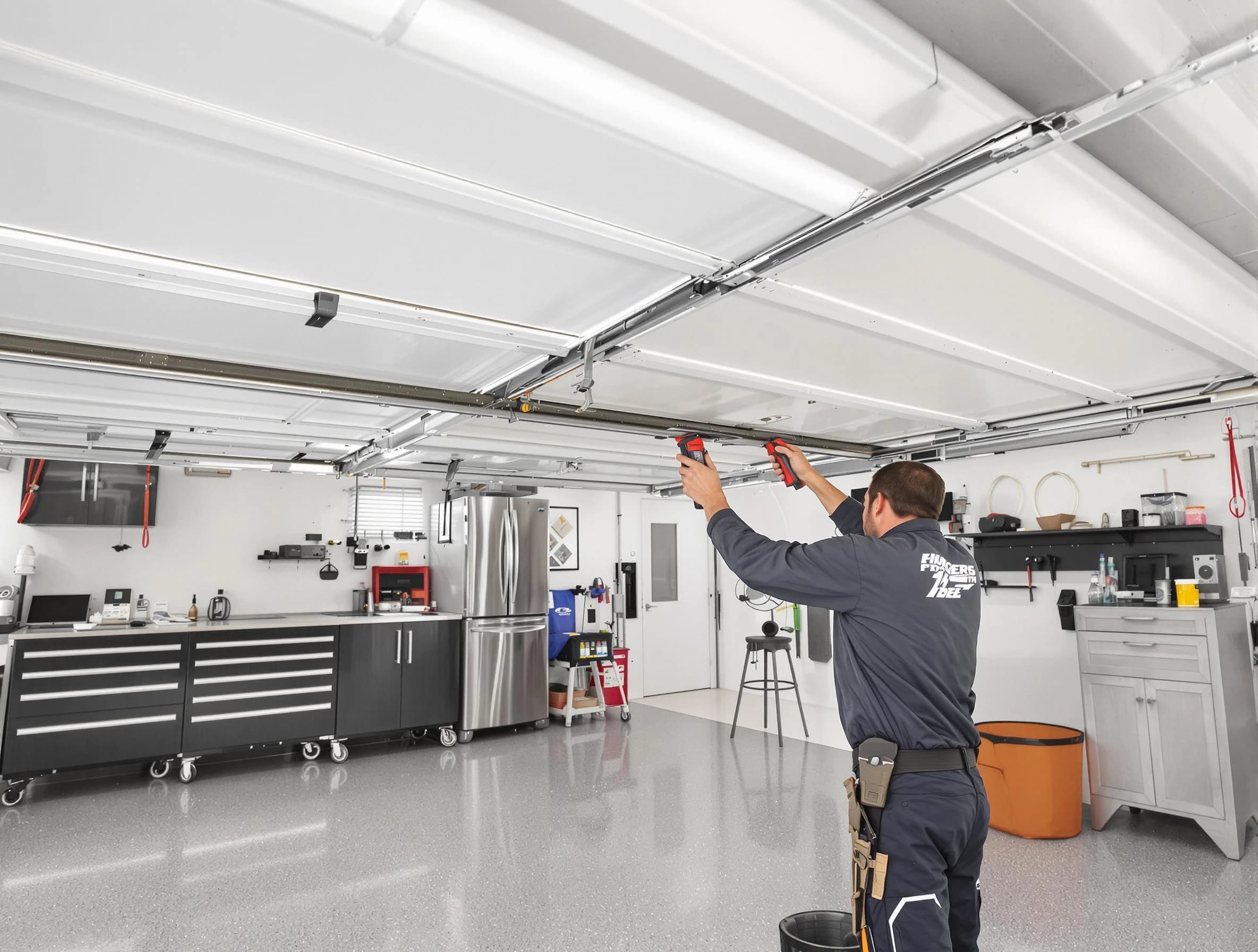Overhead garage door repair service by Sylacauga Garage Door Repair in Sylacauga