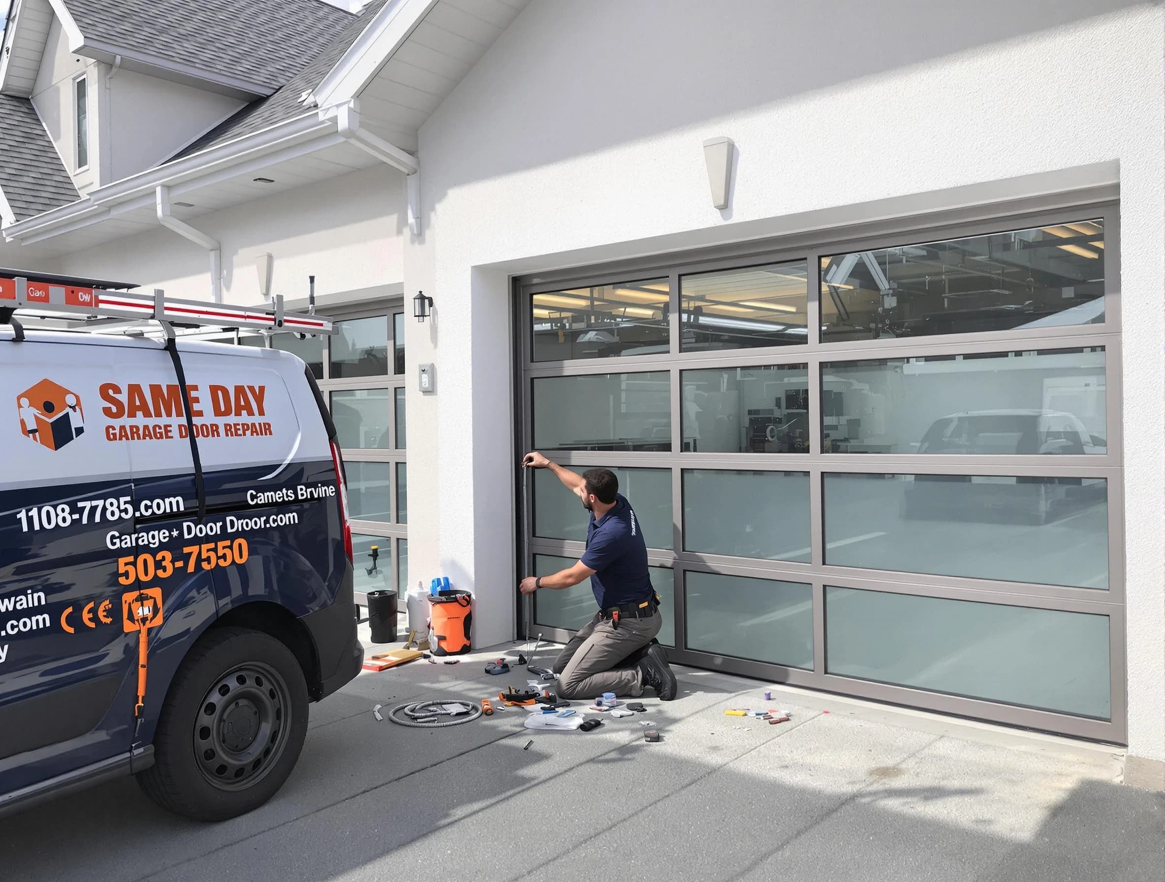 Same-day garage door repair service by Sylacauga Garage Door Repair in Sylacauga