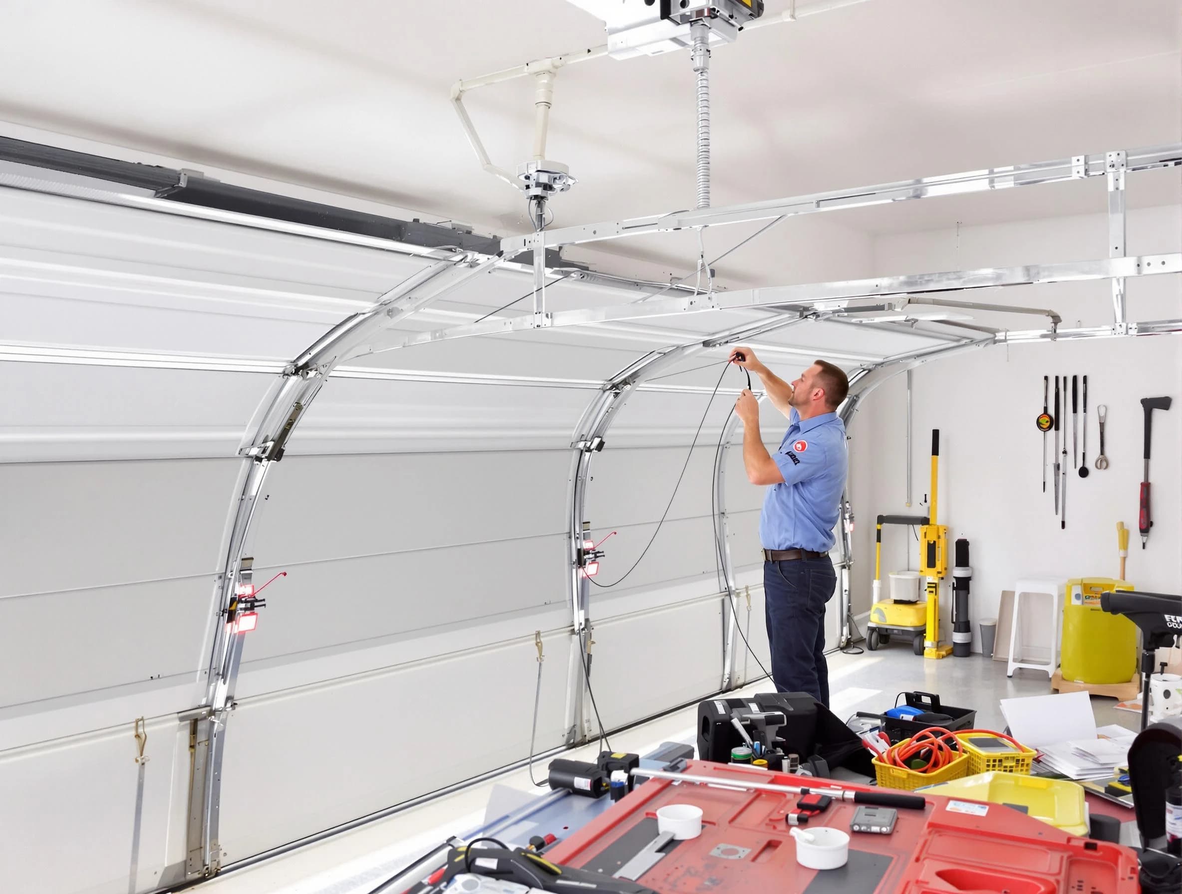 Garage door cable repair service by Sylacauga Garage Door Repair in Sylacauga