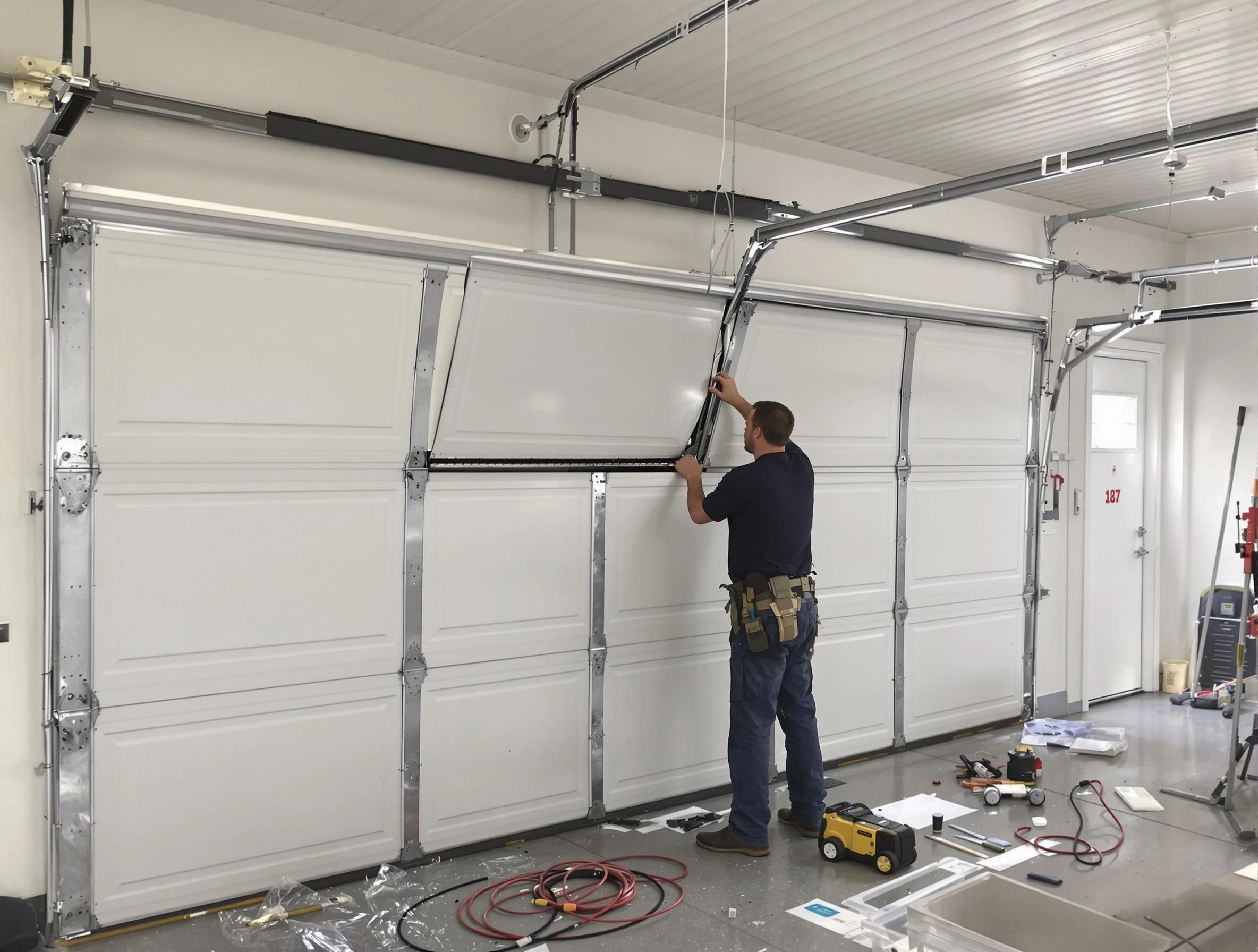 Garage Door Section Replacement in Sylacauga