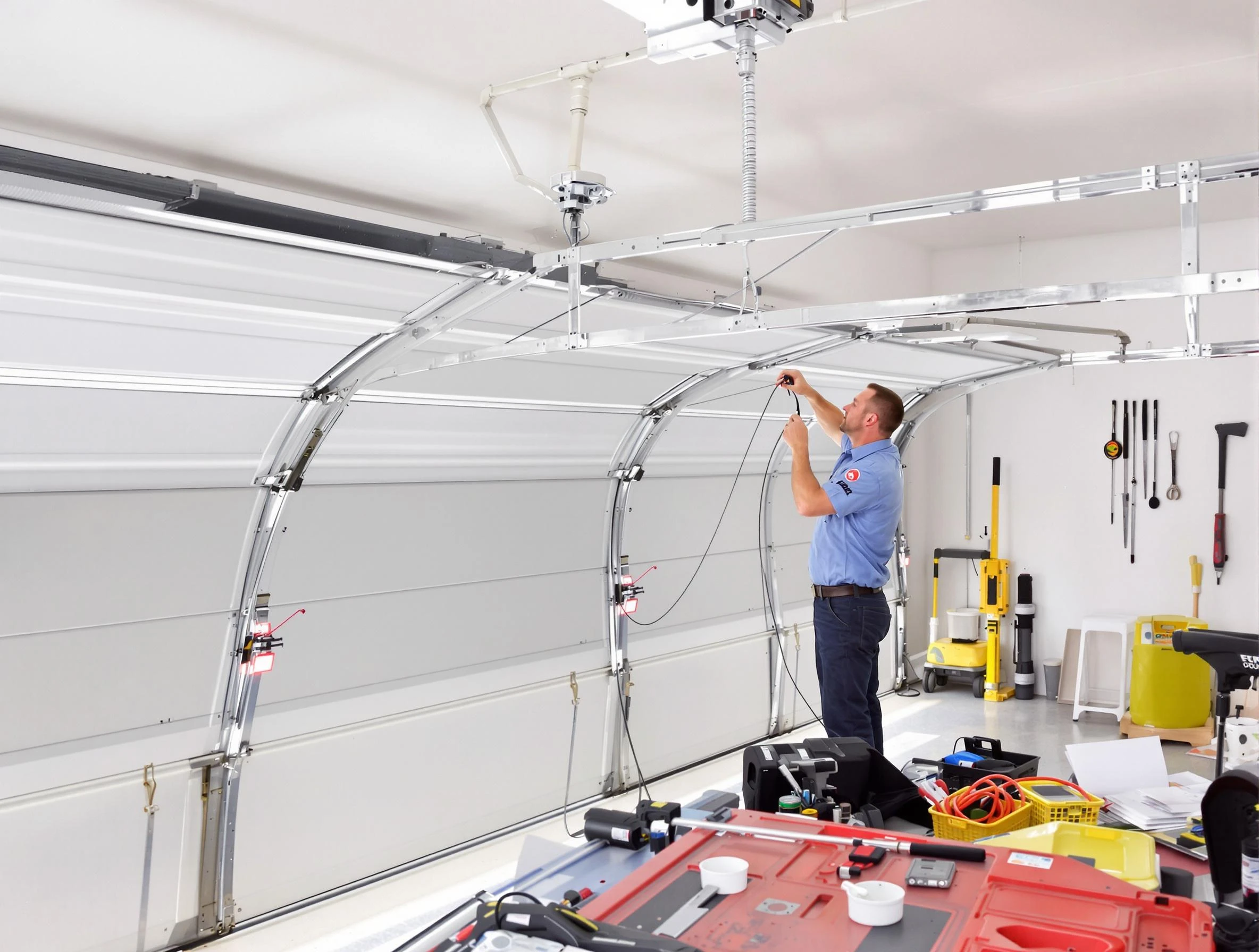 Garage door cable repair service by Sylacauga Garage Door Repair in Sylacauga