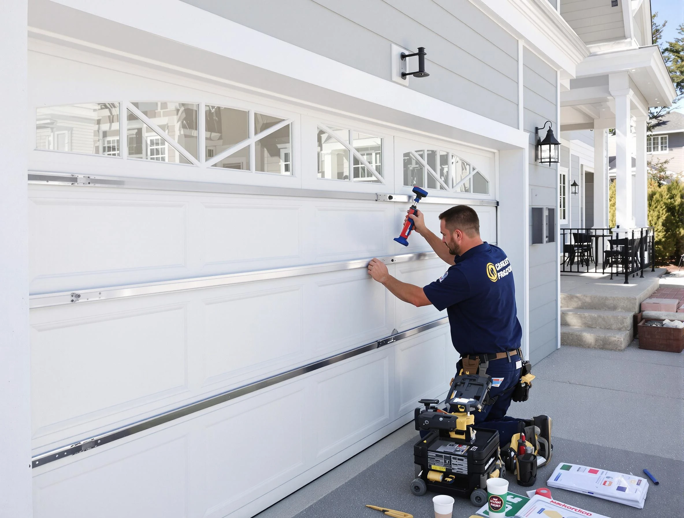 Professional garage door installation by Sylacauga Garage Door Repair in Sylacauga