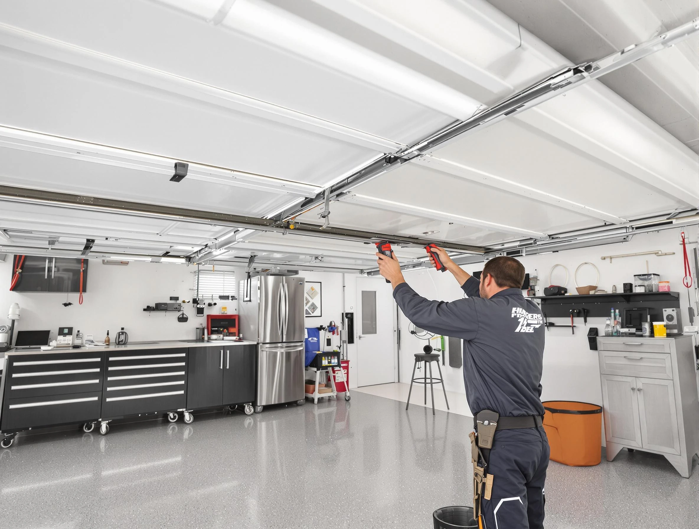 Overhead garage door repair service by Sylacauga Garage Door Repair in Sylacauga